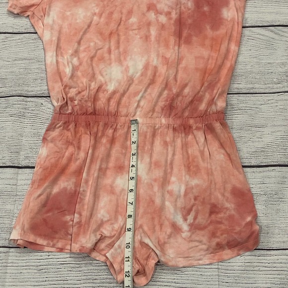 Forever 21 sz M Pink Tie Dye knit Romper - Picture 6 of 8